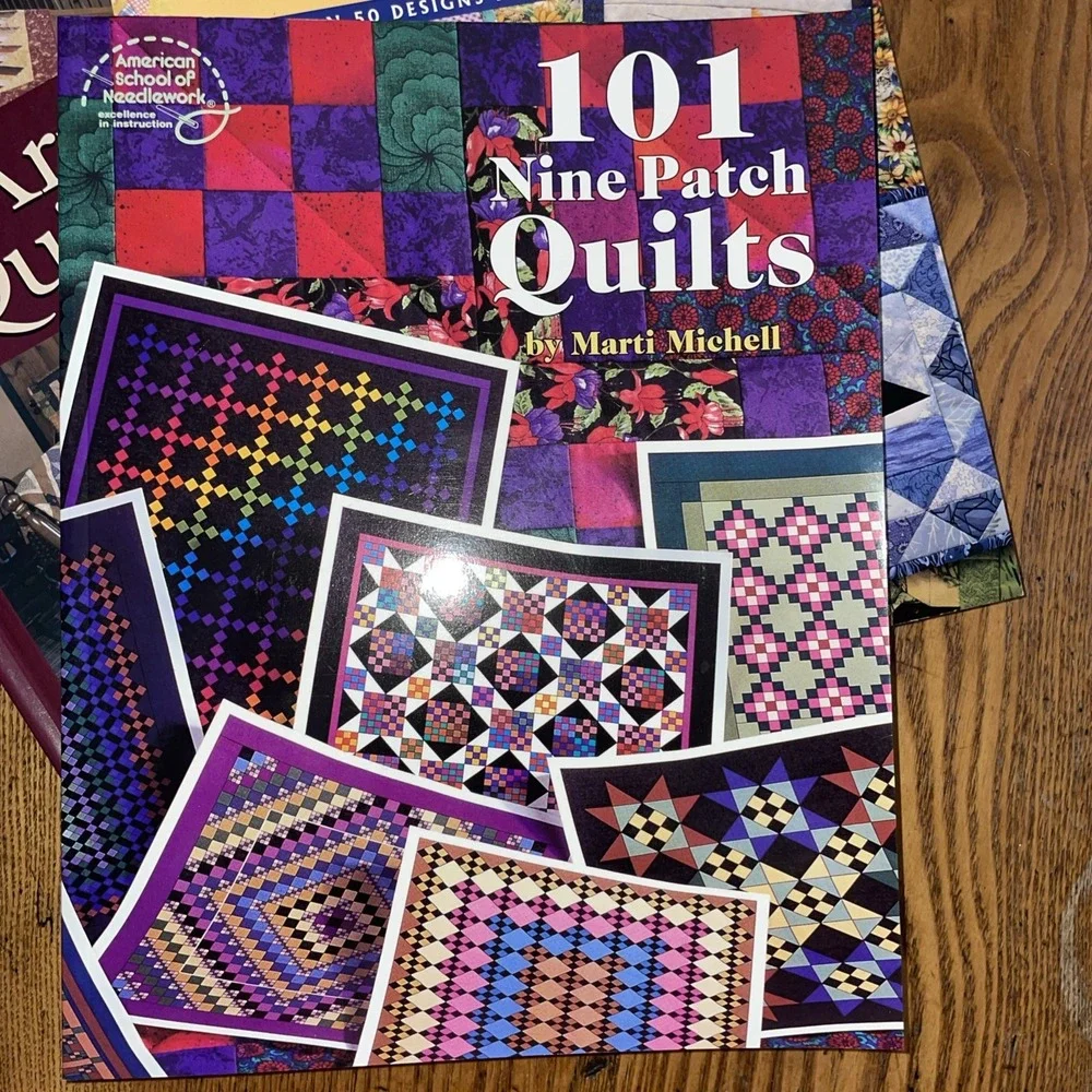 Lot of 3 Quilting Books‎ - Nine Patch, Quilter's Ark, Classic Quiltmaking